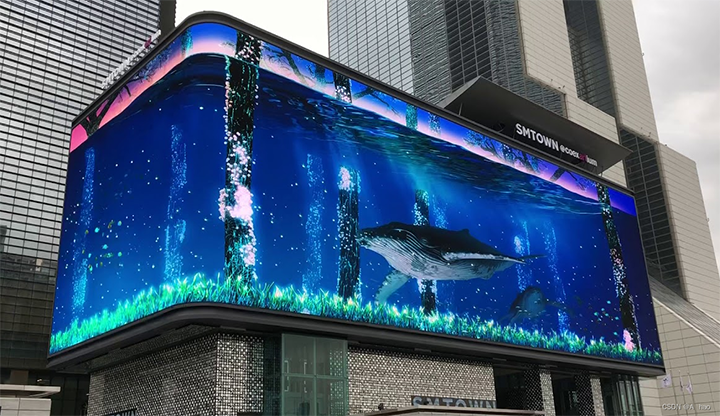 從熊貓爬墻到宇宙飛船：成都裸眼3D屏如何承包熱搜？設計師專訪|成都led顯示屏